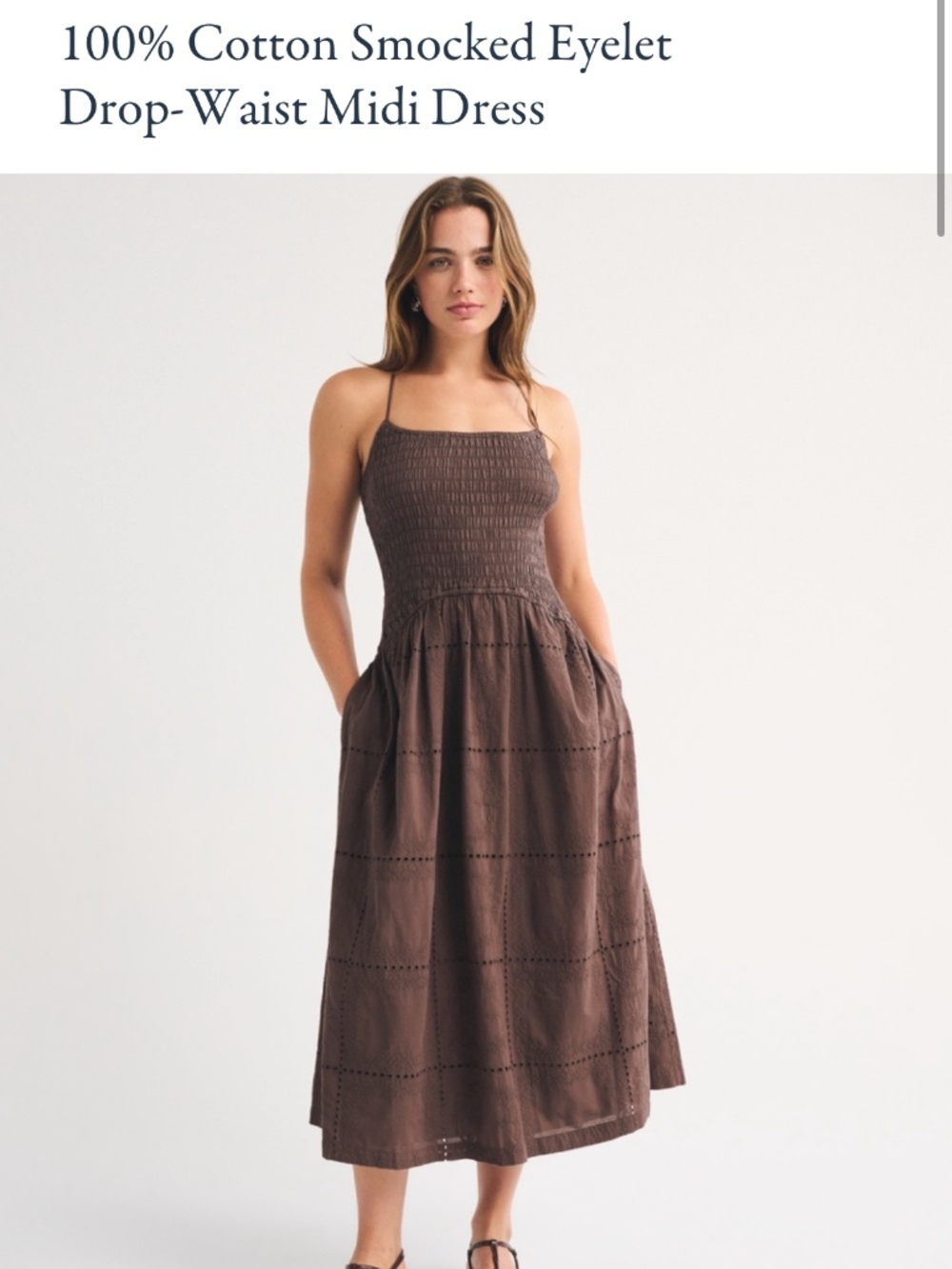 Abercrombie brown dress